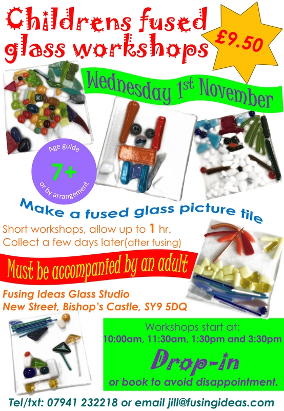 Childerns fused glass workshops