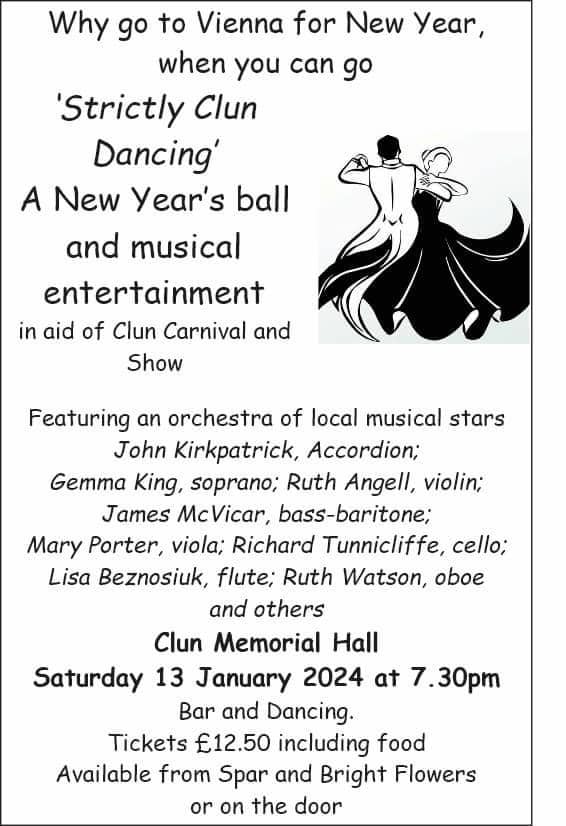 Strictly Clun Dancing - A New Years Ball
