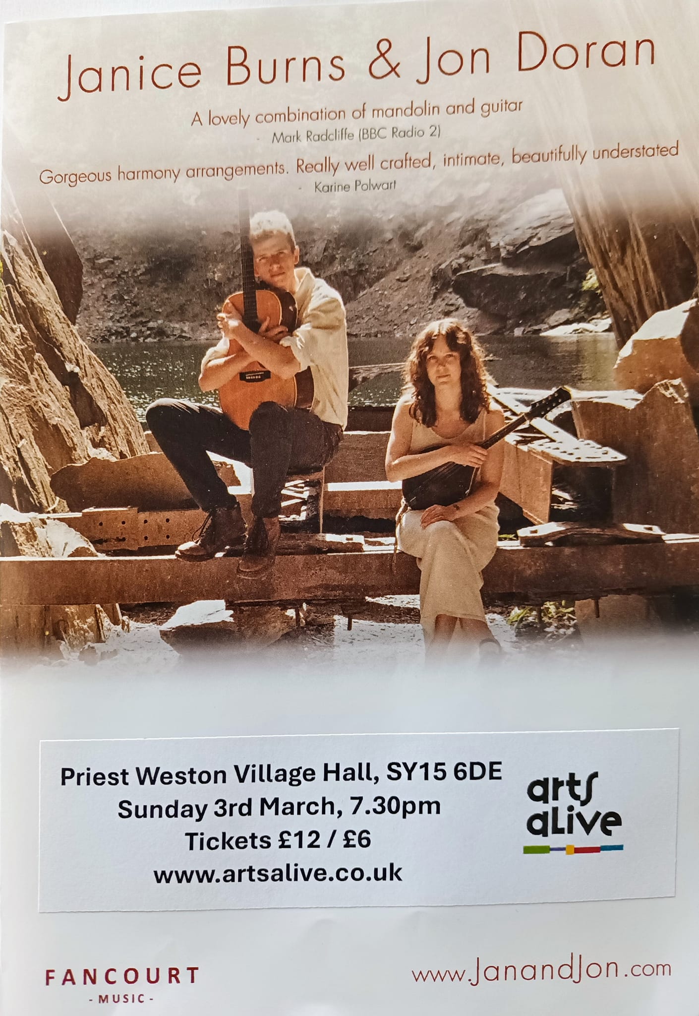 Live Music: Janice Burns & Jon Doran