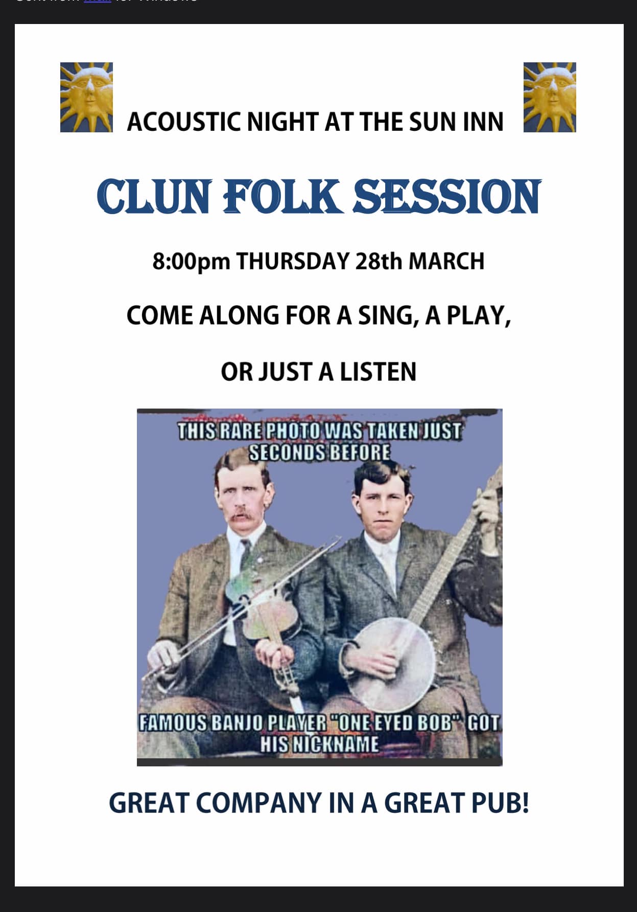 Clun Folk Session
