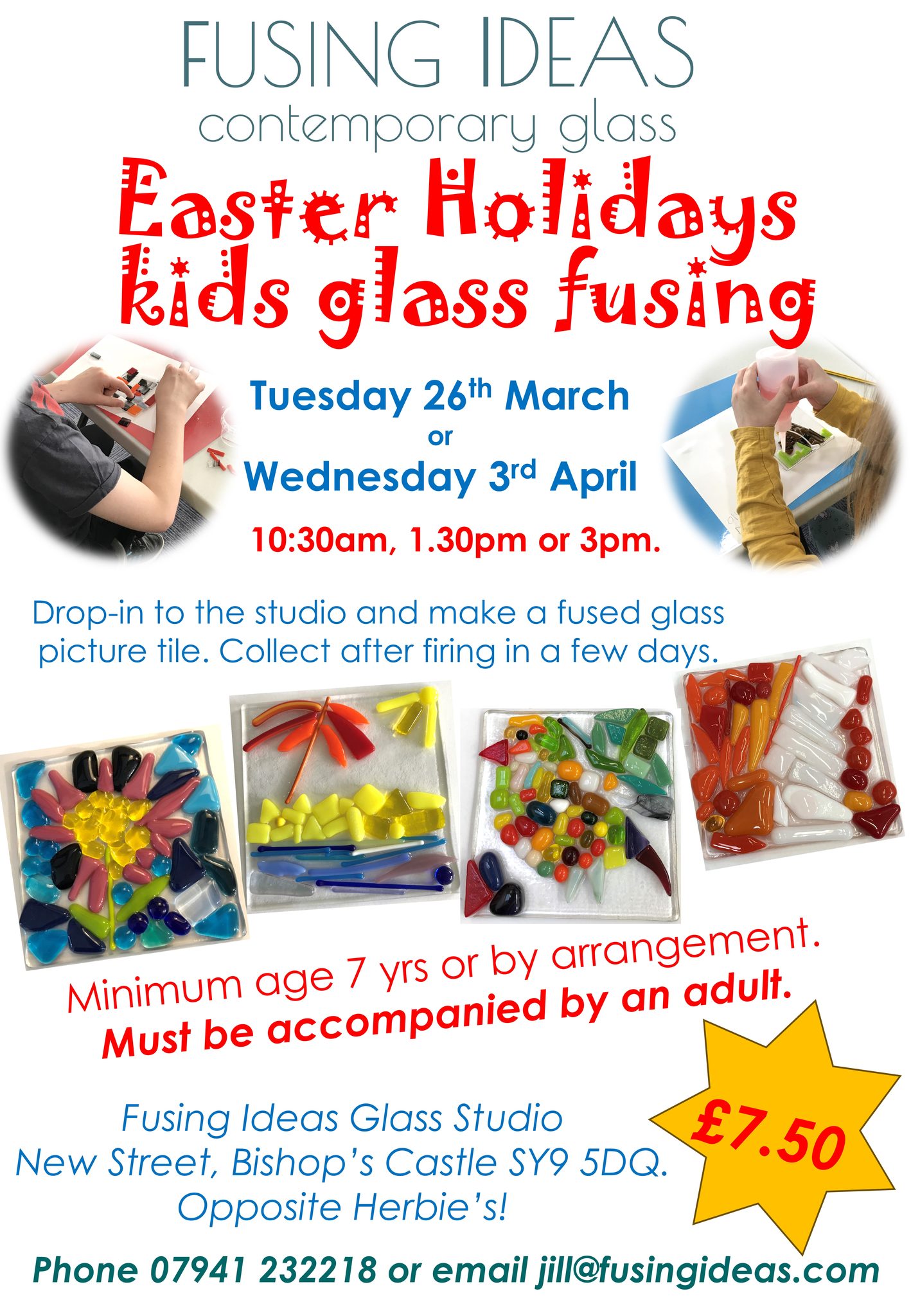 Arts & Crafts: Kids Glass Fusing Workshops