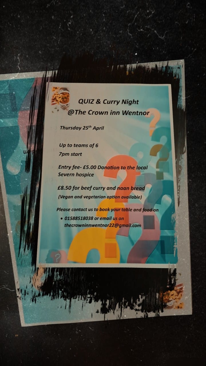 Activities: Quiz & Curry Night