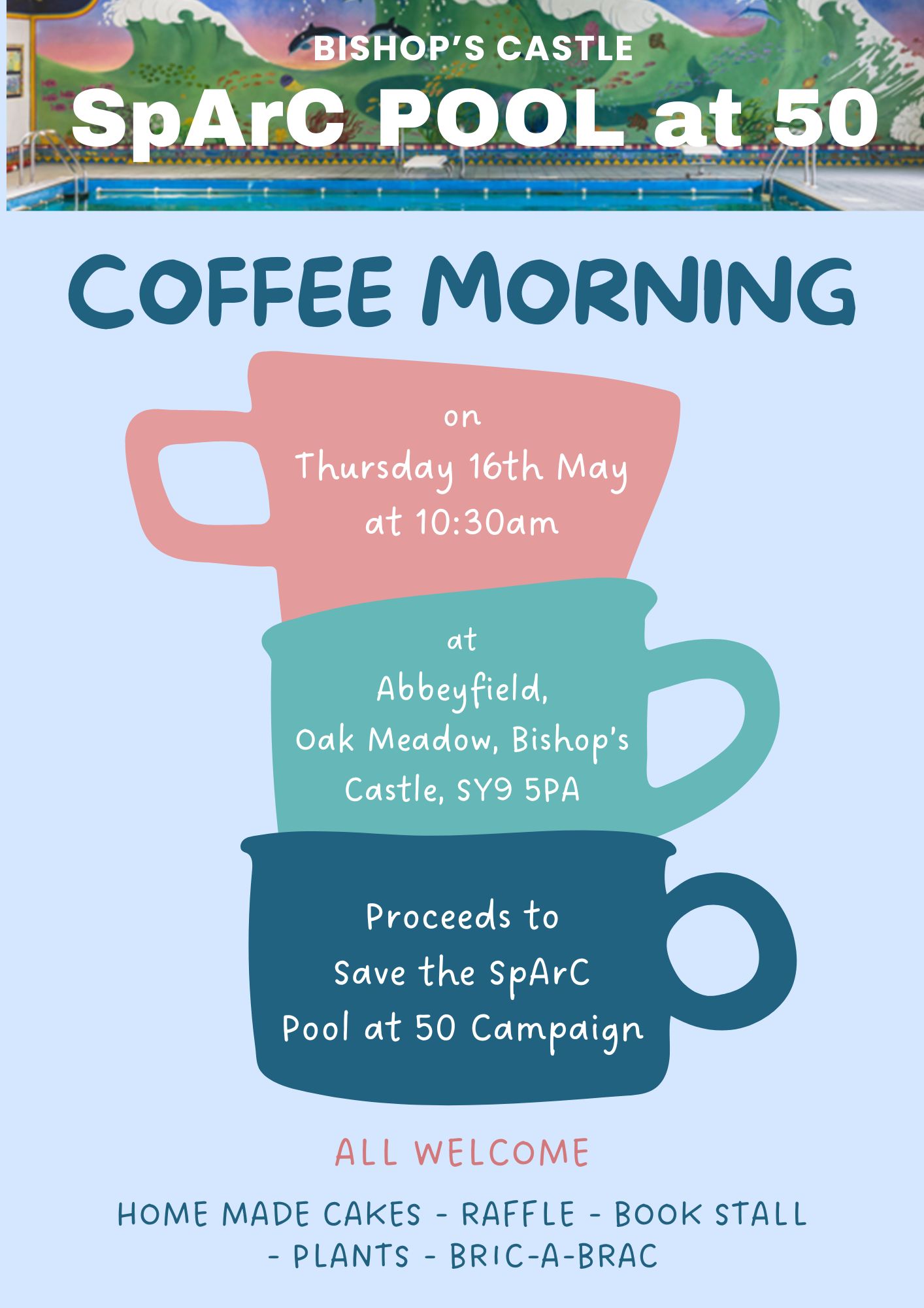 Coffee Morning: SpArC Pool at 50