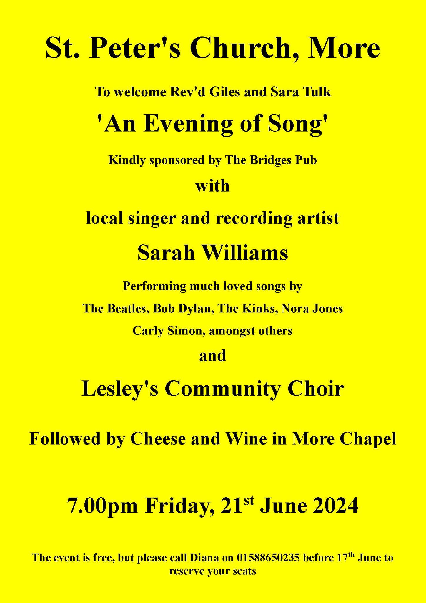 An Evening of Song