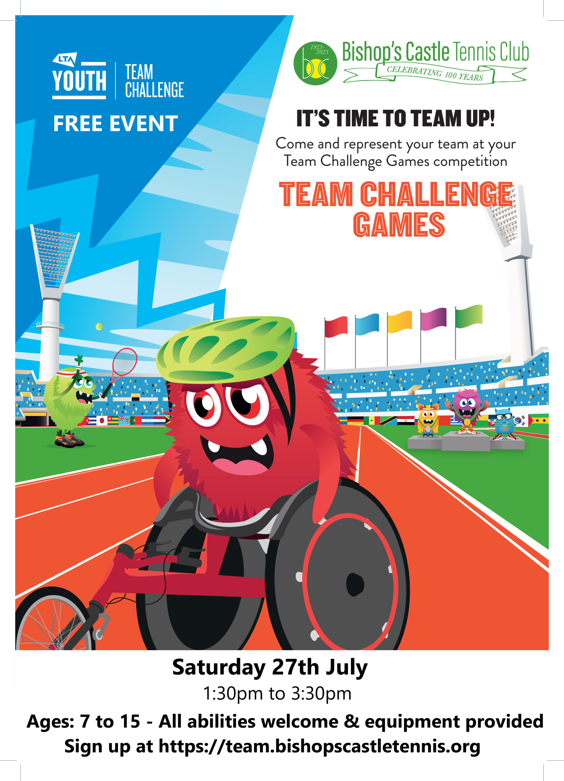 FREE Junior Tennis Challenge Tournament