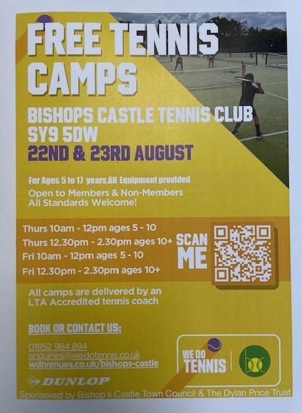 Sport: Free Youth Tennis Camps