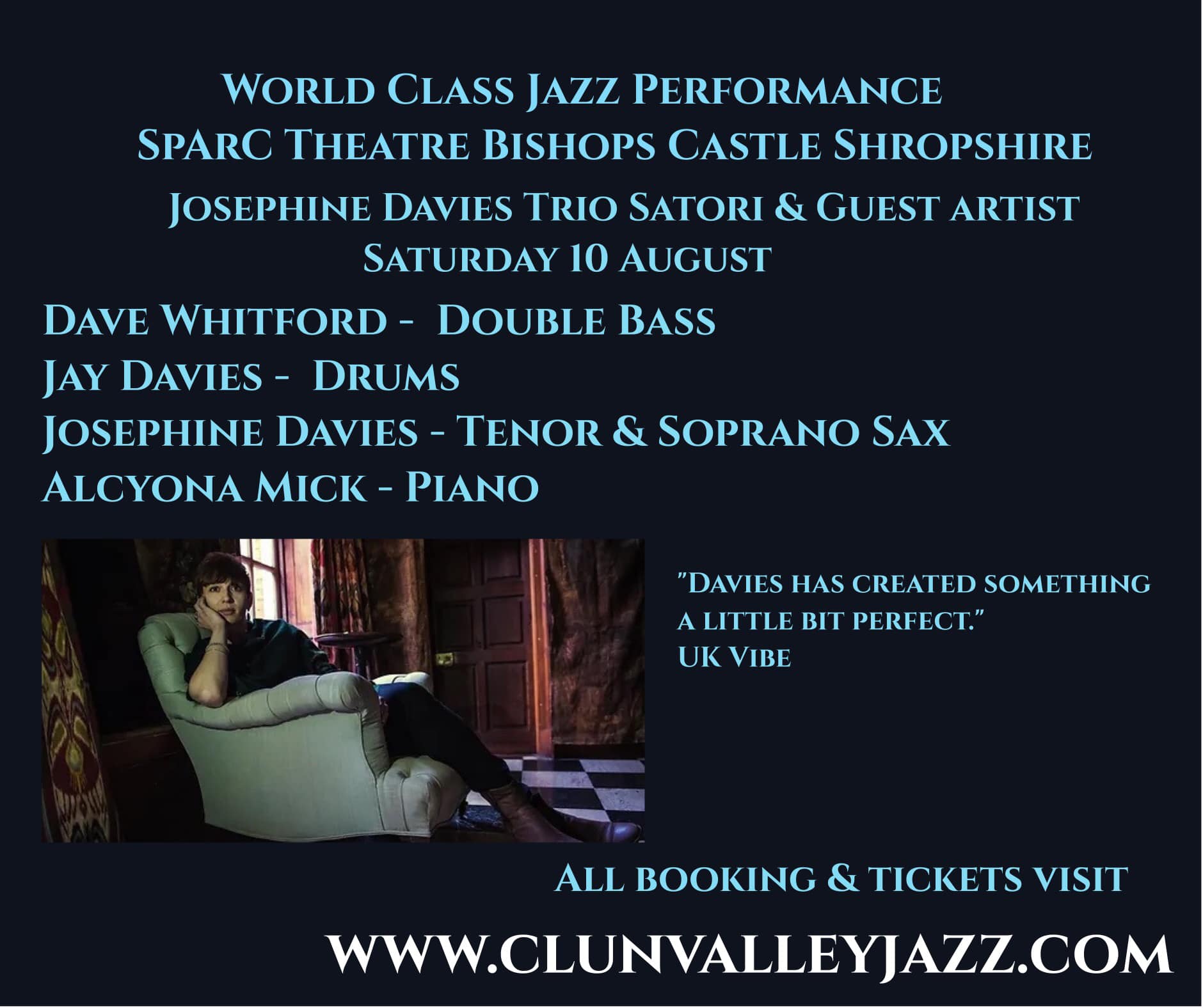 Live Music: Josephine Davies Trio Satori & Guest Artist