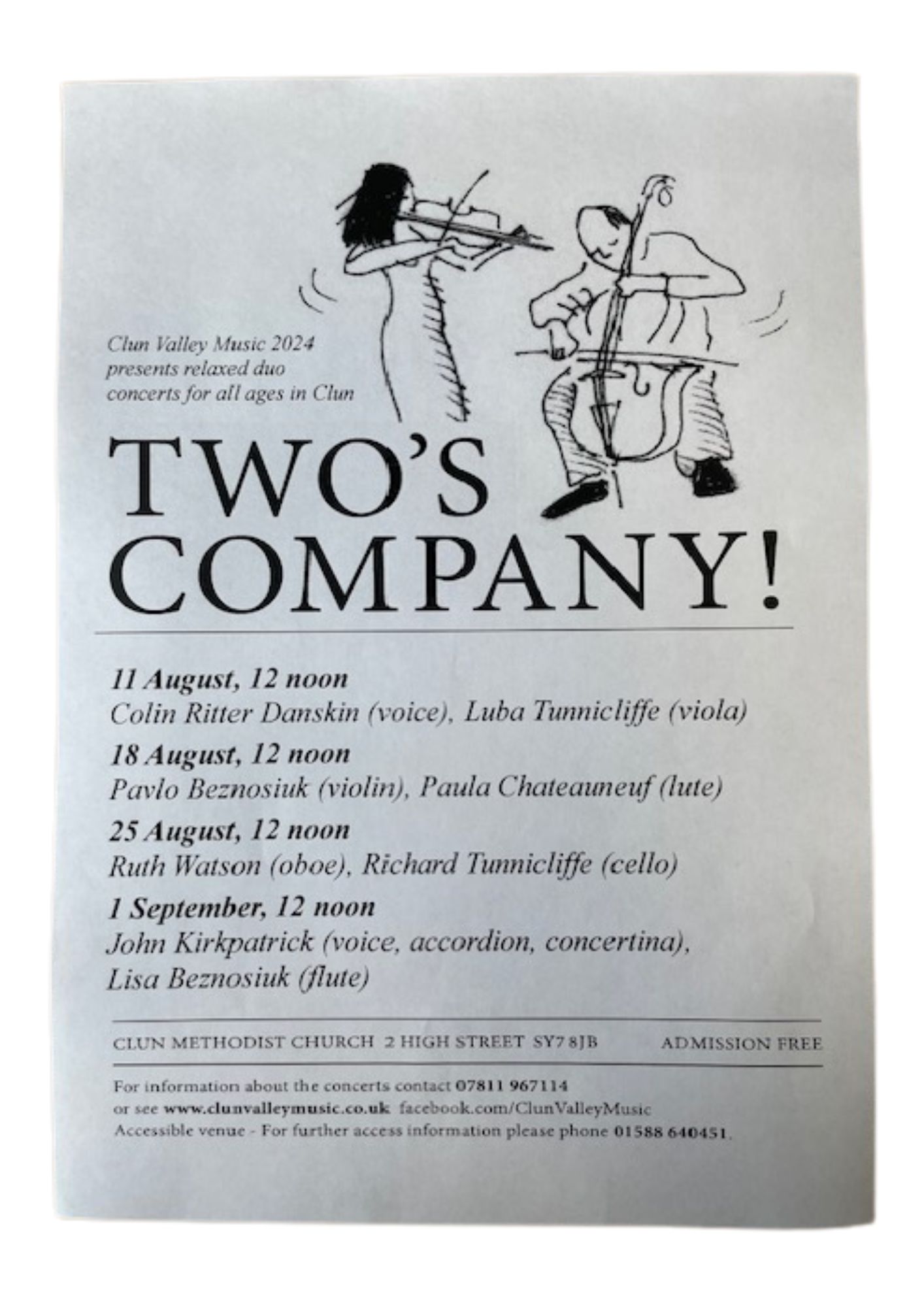 Live Music: Two's Company