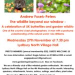Talk (South West Shropshire Gardening Club - Andrew Fusek Peters)