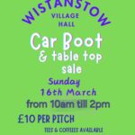 Wistanstow Car Boot and Table Top Sale