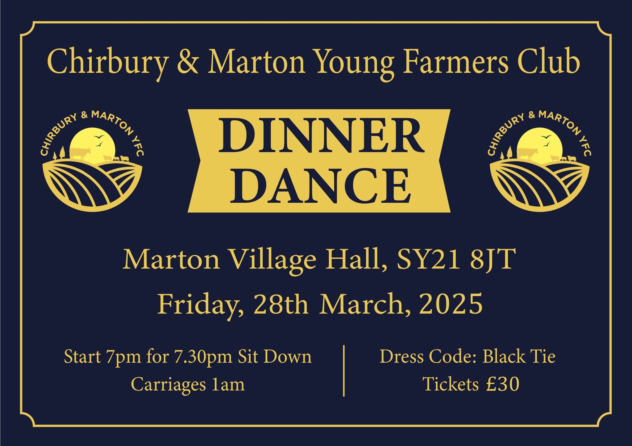 Chirbury & Maron YFC Dinner Dance