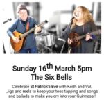 BouZaTina bring St Patrick's Eve to the Six Bells