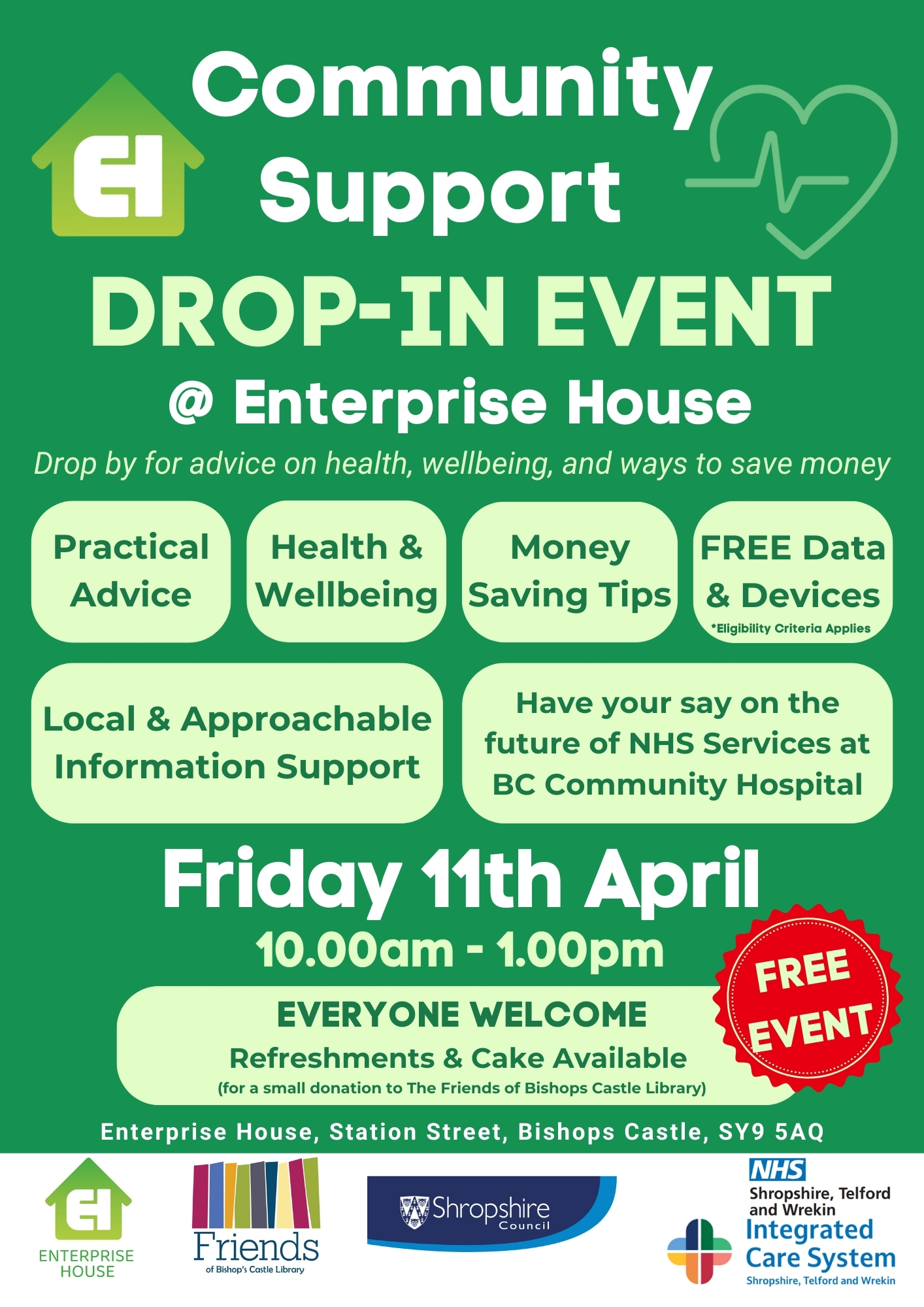 Community Support Drop In Event