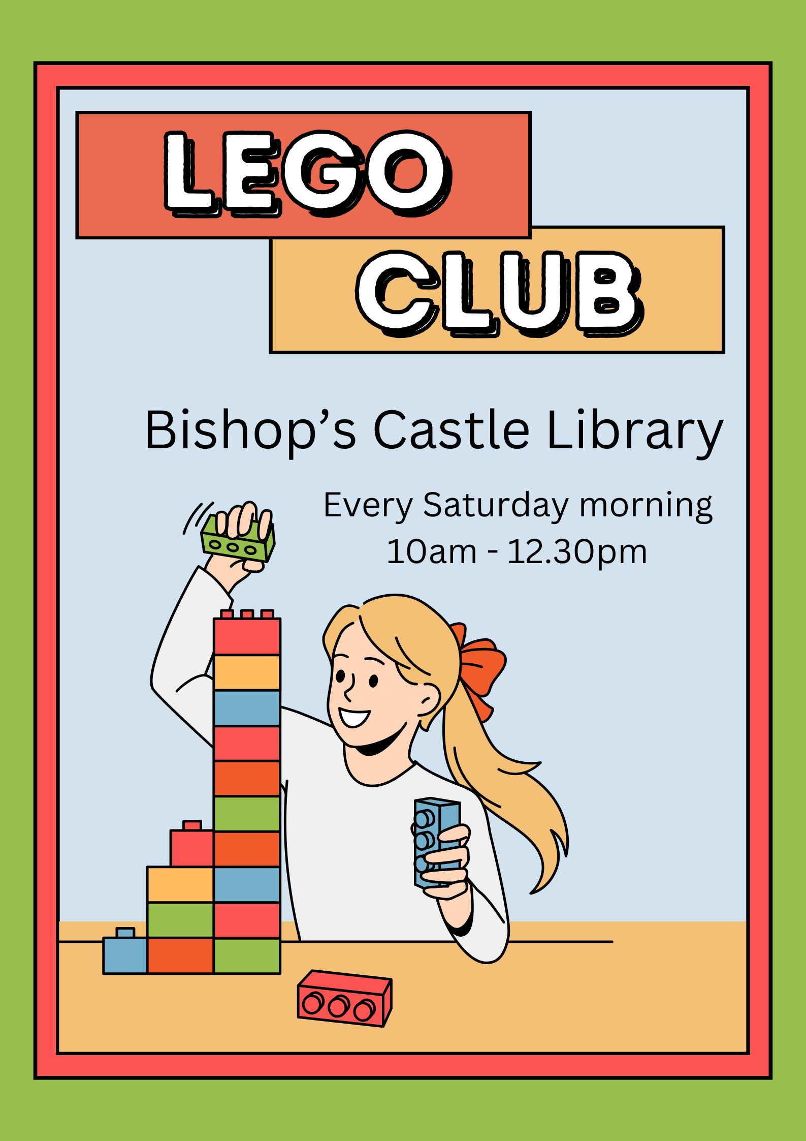 Lego Club @ Bishop's Castle Library