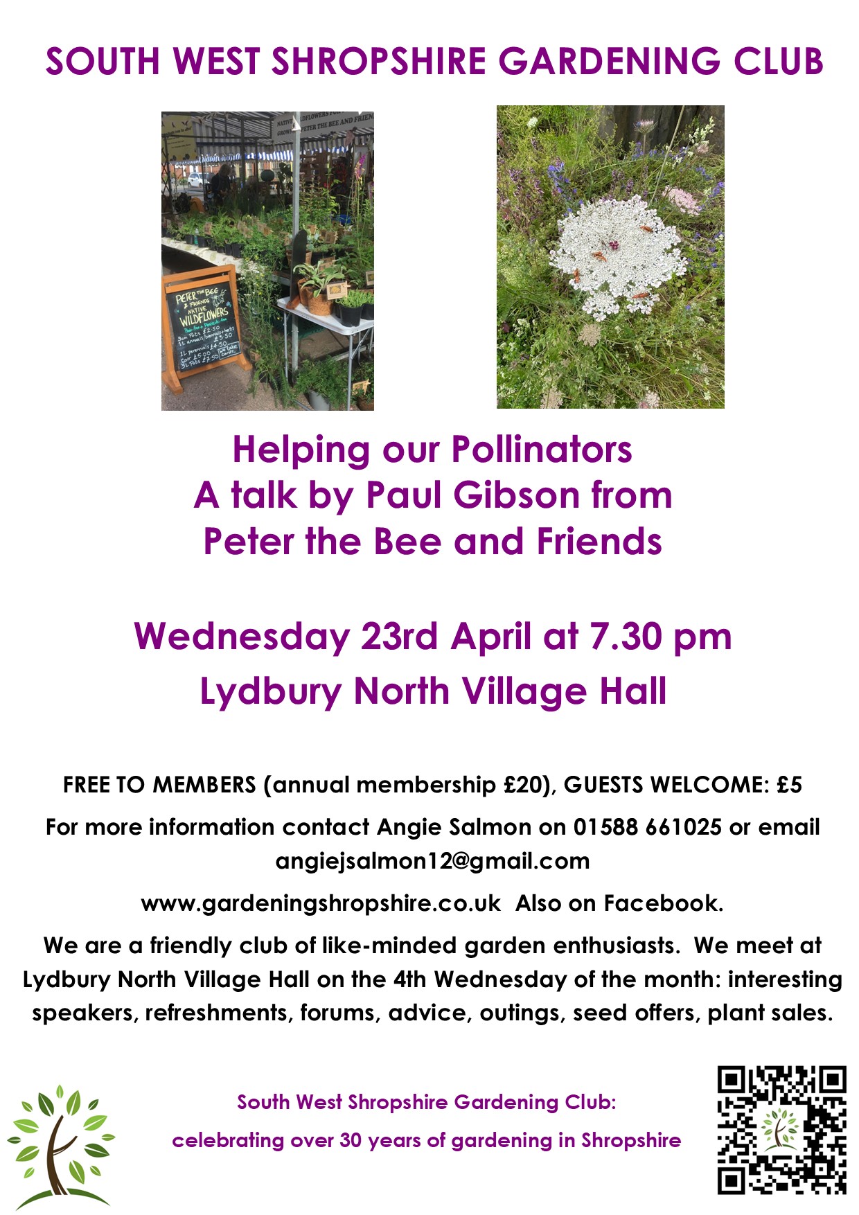 South West Shropshire Gardening Club Talk