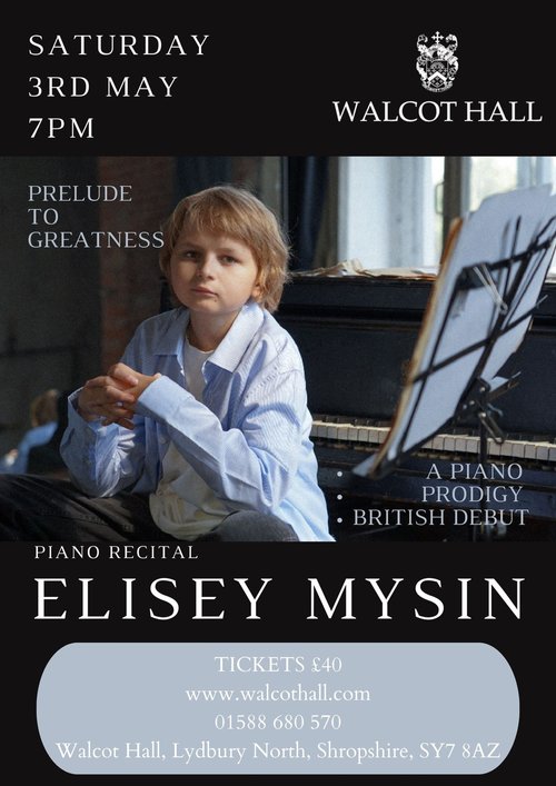 Piano Recital by Elisey Mysin
